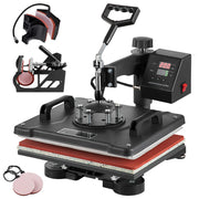 5 in 1 Heat Press Machine, 12x15 inch Swing Away Heat Press for Sublimation