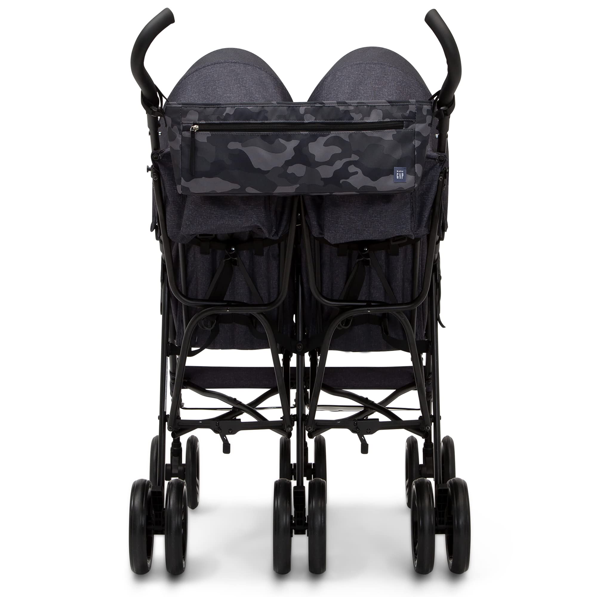 Side-by-Side Double Stroller - Lightweight Double Stroller with Recline