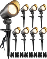 LED Landscape Lights Low Voltage Landscape Lighting with Connectors Warm