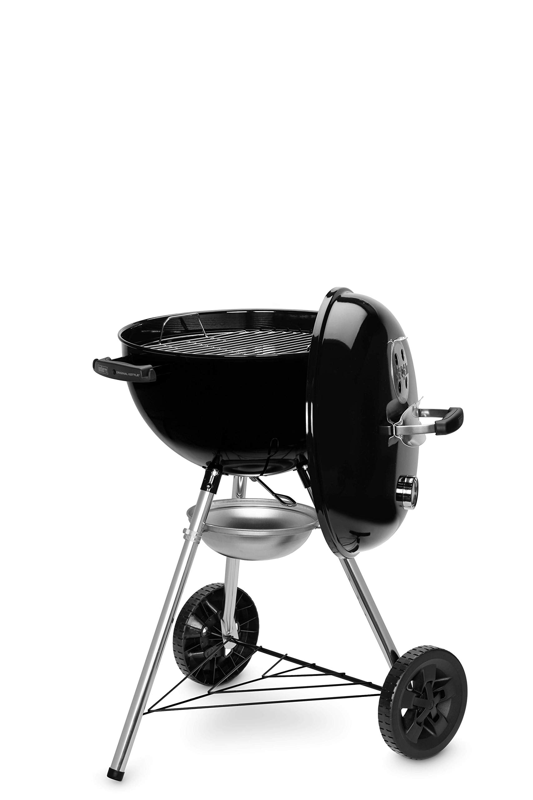 Original Kettle Charcoal Grill Barbecue, 47cm | E-4710 BBQ Grill with Lid Cover, Thermometer