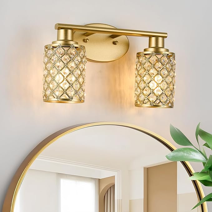 3 Light Bathroom Light Fixtures, Modern Farmhouse Vanity Light