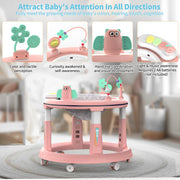 Adjustable Heights and 360 Degree Swivel Seat - Activity Center for Boys