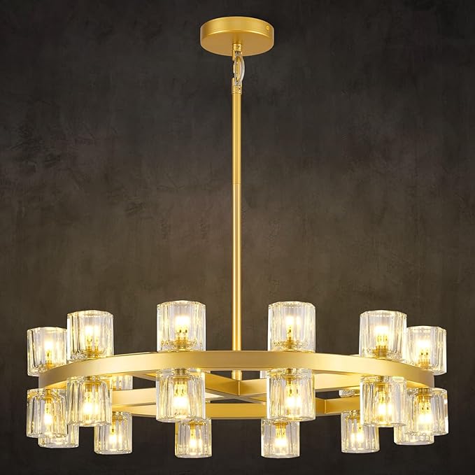 K9 Crystal 48-Light Round Chandelier