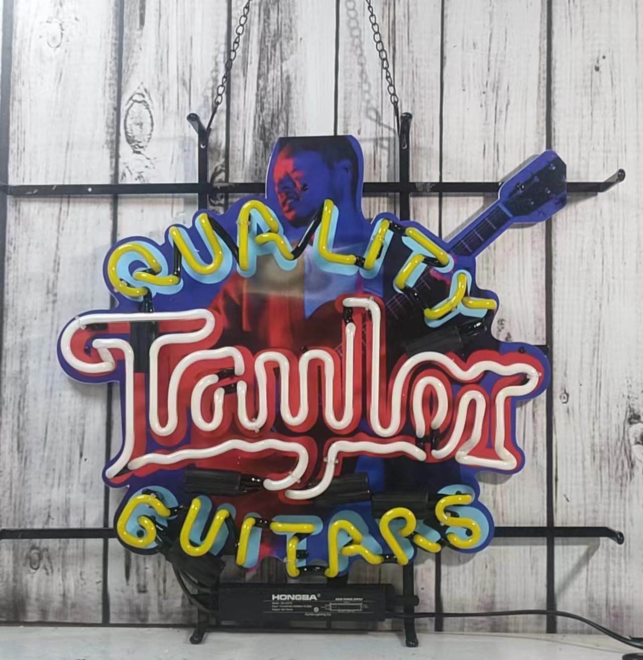 Neon Signs Bar Bedroom Sign Quality Guitar Wall Decor Man Cave Home Bar Pub