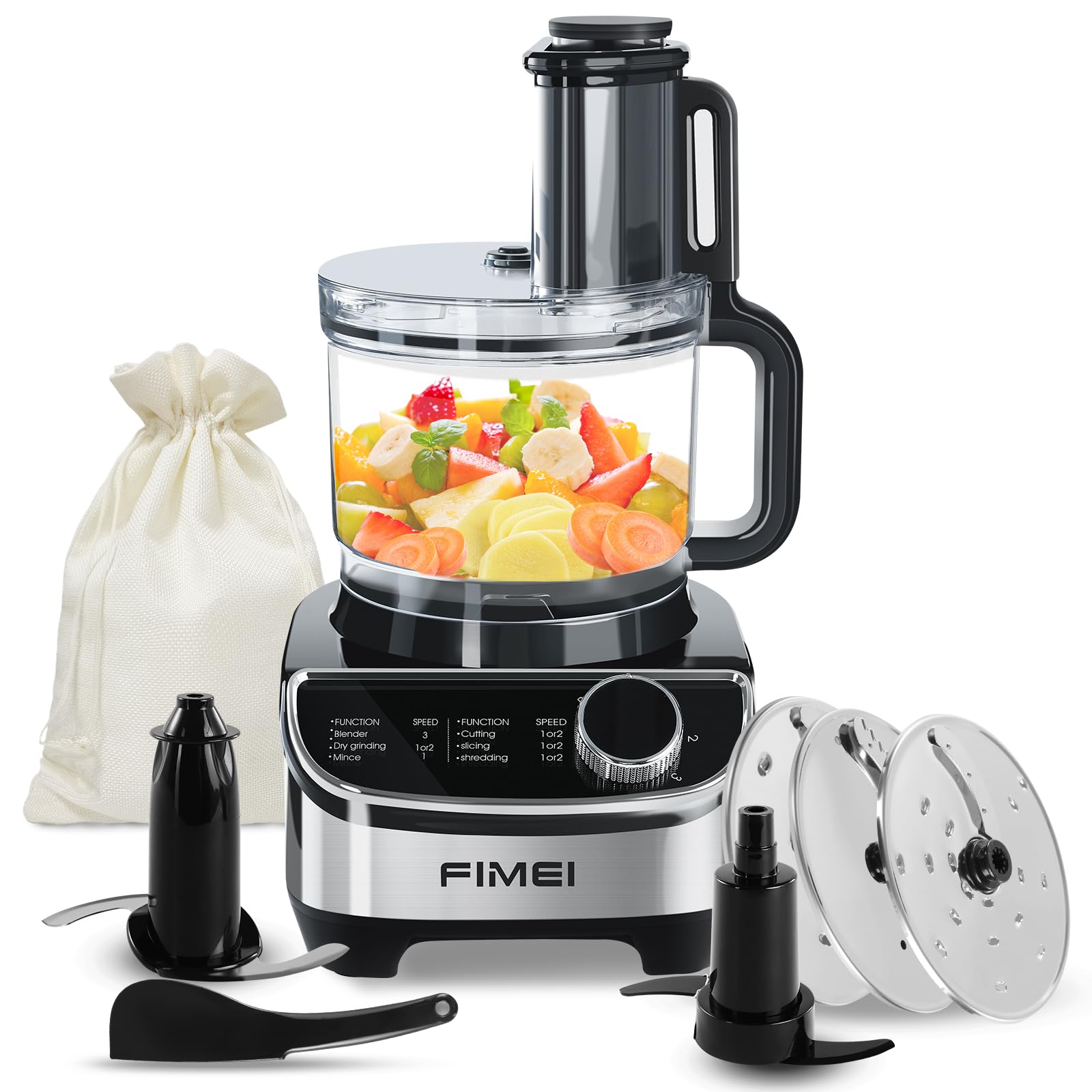 Food Processor with Stainless Steel Blades - Food Processors Best Rated 2025