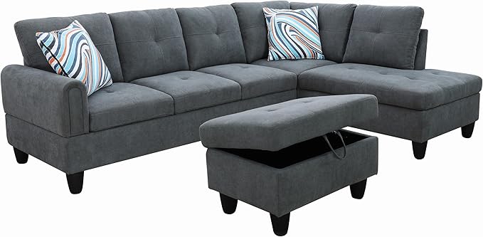 Couches for Living Room L Shaped Couch Upholstered Futon Sofa,living room