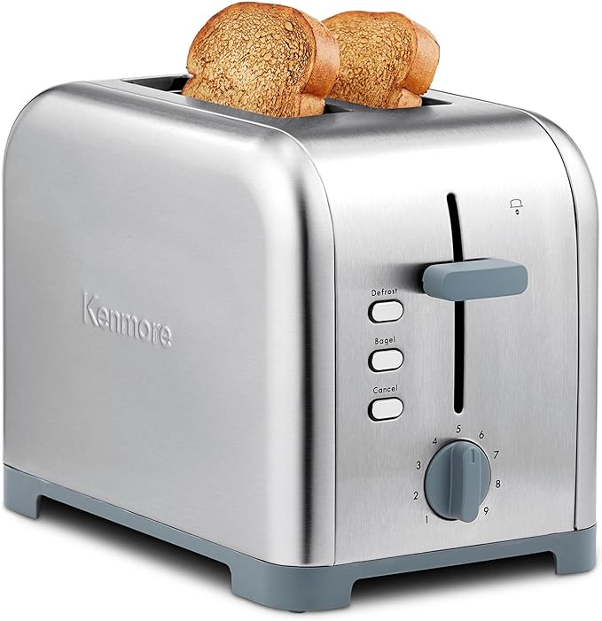 slice - extra wide slot countertop kitchen appliance, defrost function, tostador