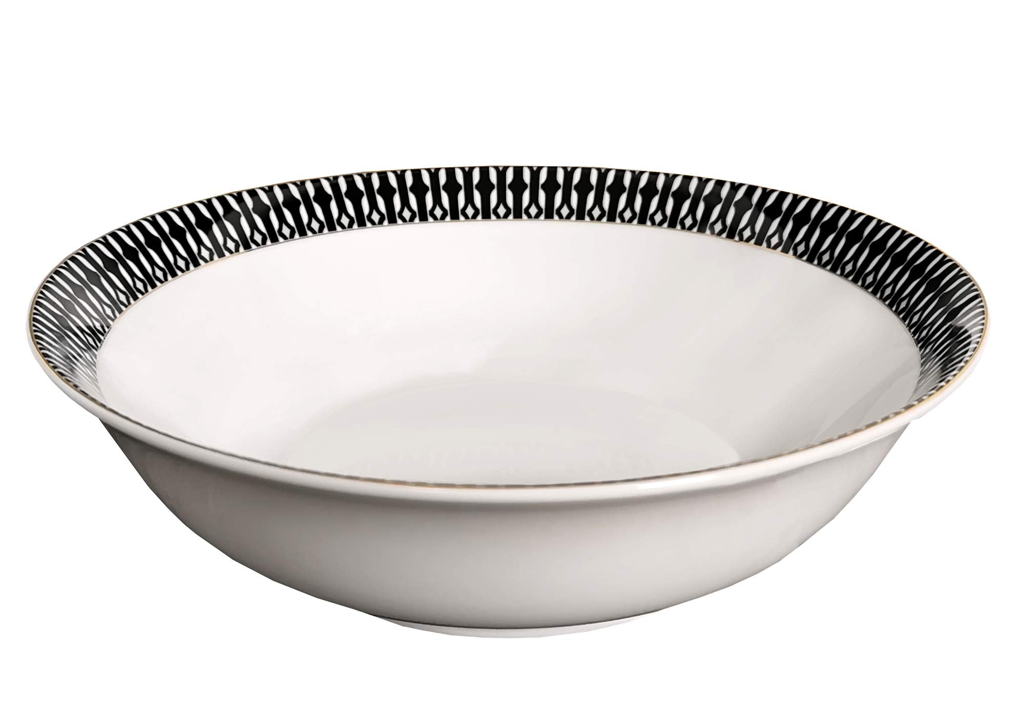 Fiesta-57 Dinnerware Set for Entertaining, One Size, Black