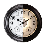 24 Inch LED Self-Illuminated Outdoor Metal Clocks Waterproof