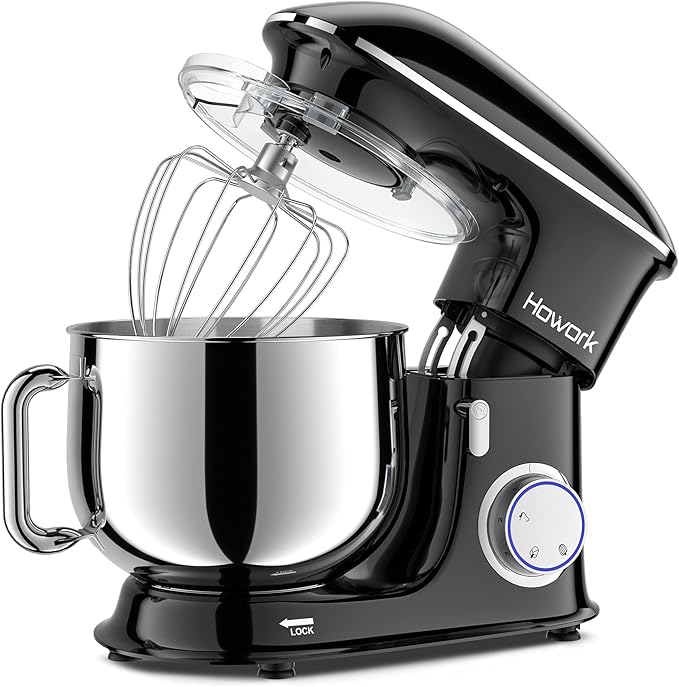 8.5QT Stand Mixer, 660W 6+P Speed Tilt-Head