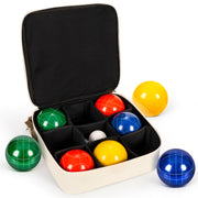 107mm Bocce Ball Set Regulation Size and Weight with 8 Resin Bocce Balls