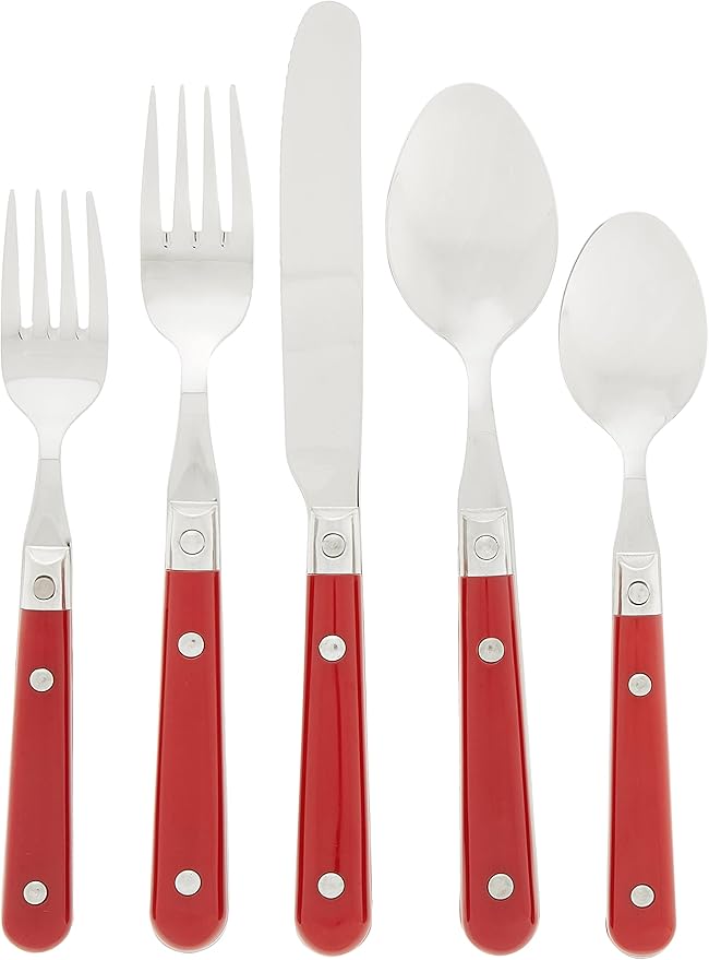 International Le Prix Stainless Steel Dishwasher-safe 30piece flatware set