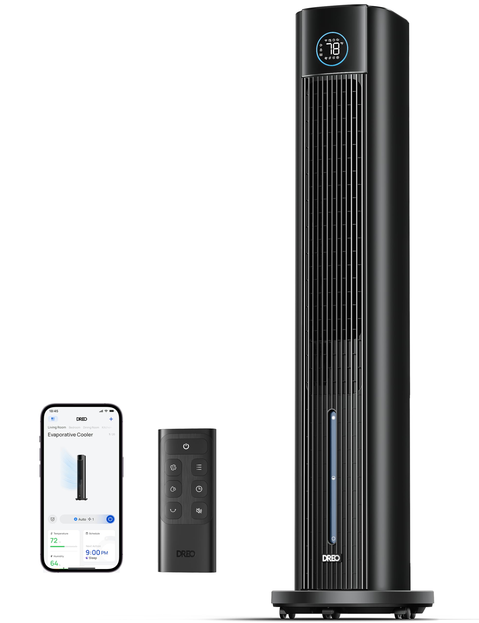 Tower Fan for Bedroom, 43" Cooling Fans That Blow Cold Air 2025 Upgraded