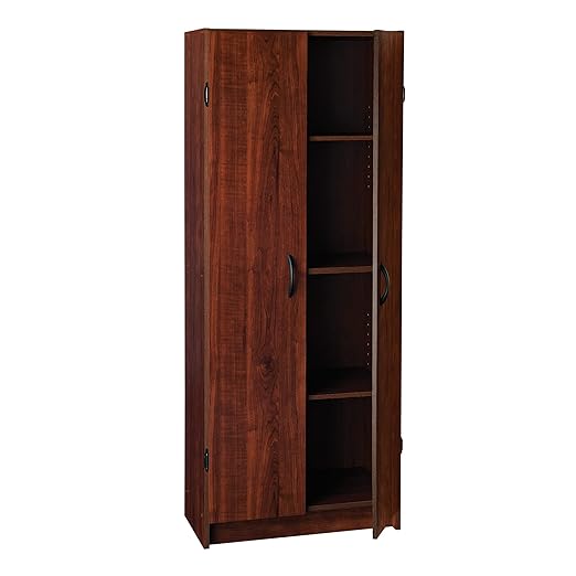 Pantry Cabinet Cupboard with 2 Doors, Adjustable Shelves, Standing, Storage for Kitchen