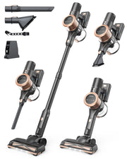 Cordless Vacuum Cleaner, 190AW Powerful Suction, Max 60min Runtime