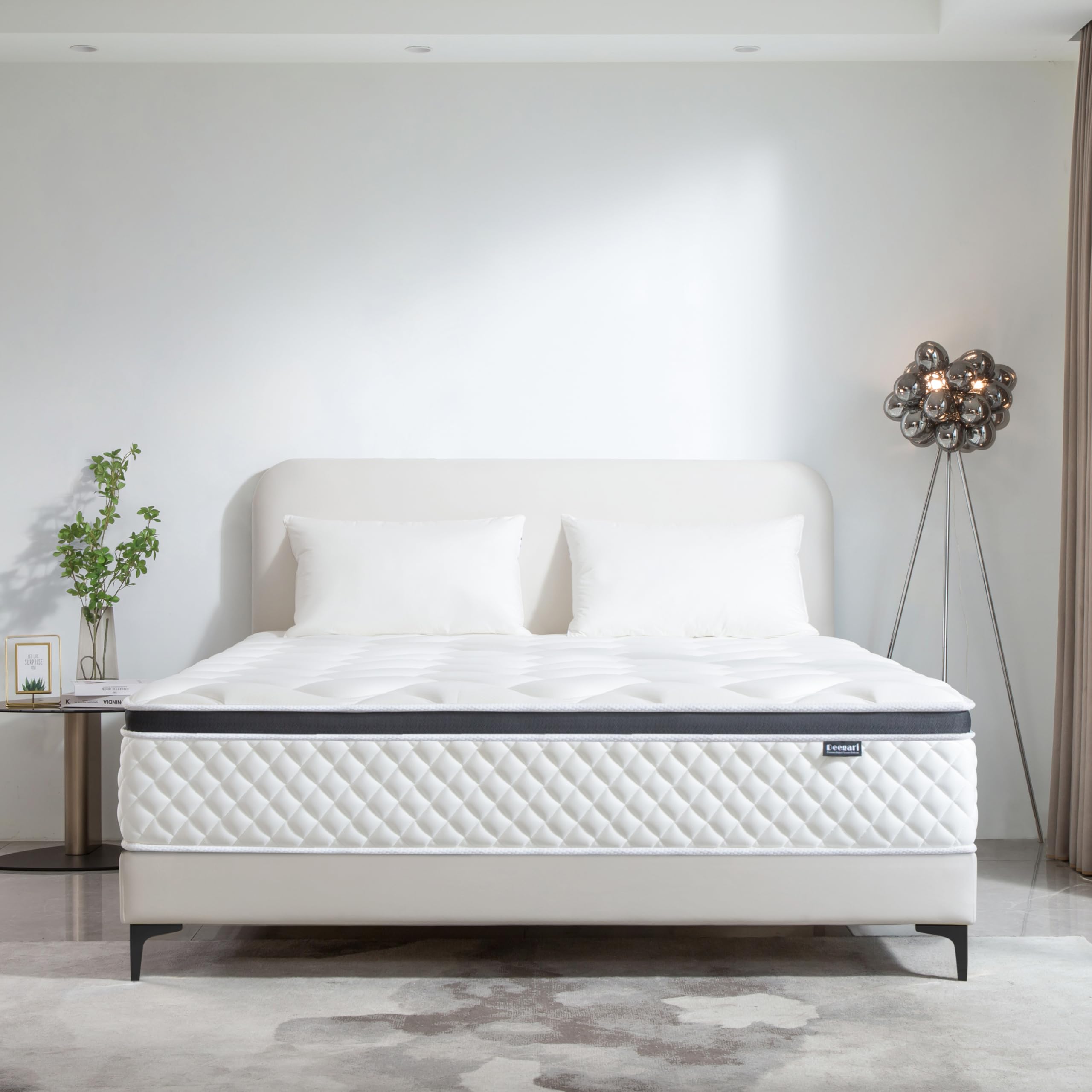 Full Mattress,12 Inch Full Size Mattress in a Box,Gel Memory Foam and Innerspring