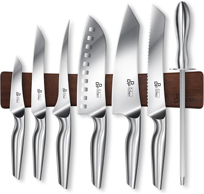 Kitchen Knife Set with Block, DDF iohEF 16 PCS Knife Set for Kitchen