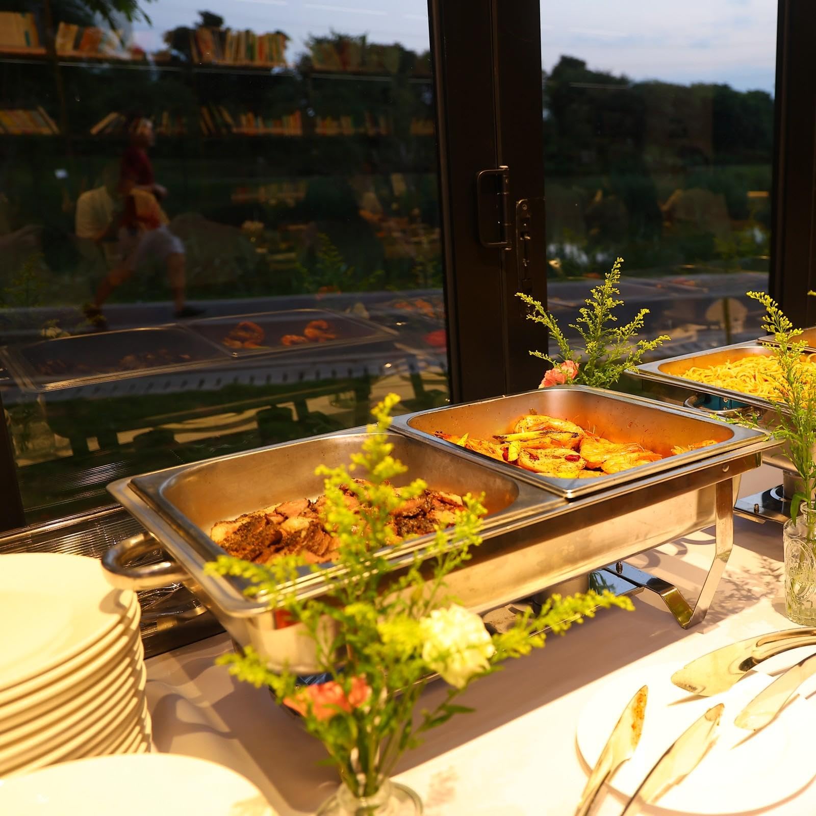 Chafing Dish Buffet Set, 9QT High Grade Chafing Dishes for Buffet