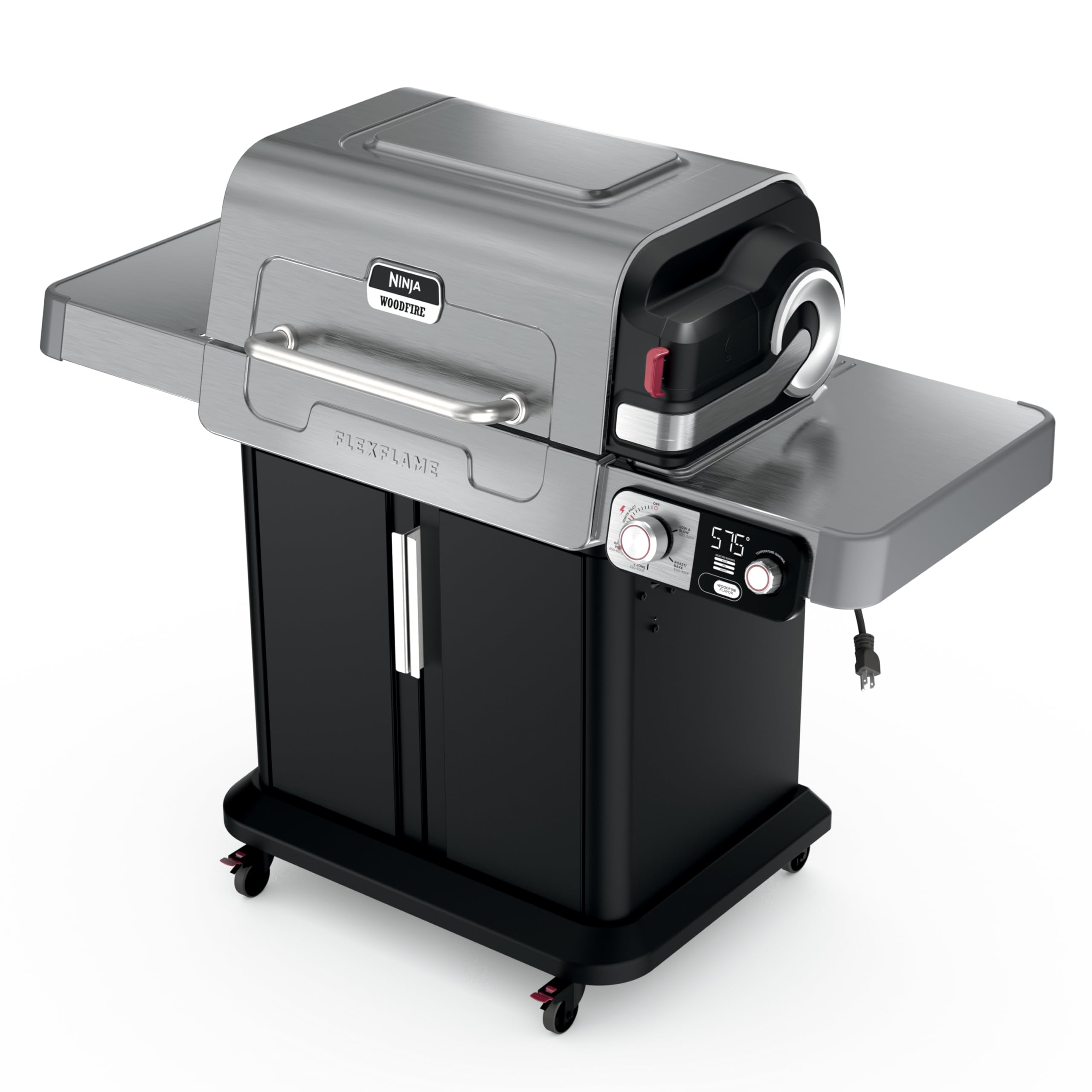 FlexFlame, Grill and Smoker, Electric and Propane Grill, Roaster, BBQ Grill, 5-in-1 Cooking