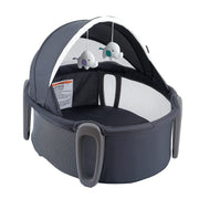 Bassinet and Play Space Baby Dome with Toys and Canopy Travel Crib for Newborn