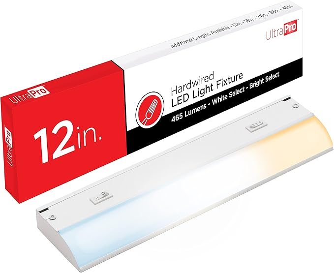 48 inch Hardwired Under Cabinet Lights, 3 Color Settings - 2700K/4000K/5000K - Warm