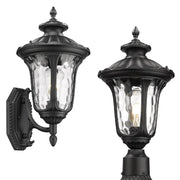 Outdoor Light Fixtures Wall Mount, Waterproof Exterior Wall Lanterns with Glass