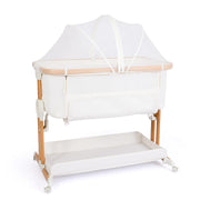 Baby Bassinet Bedside Sleeper 2 in 1 with Wheels, Arms Reach Co Sleeper