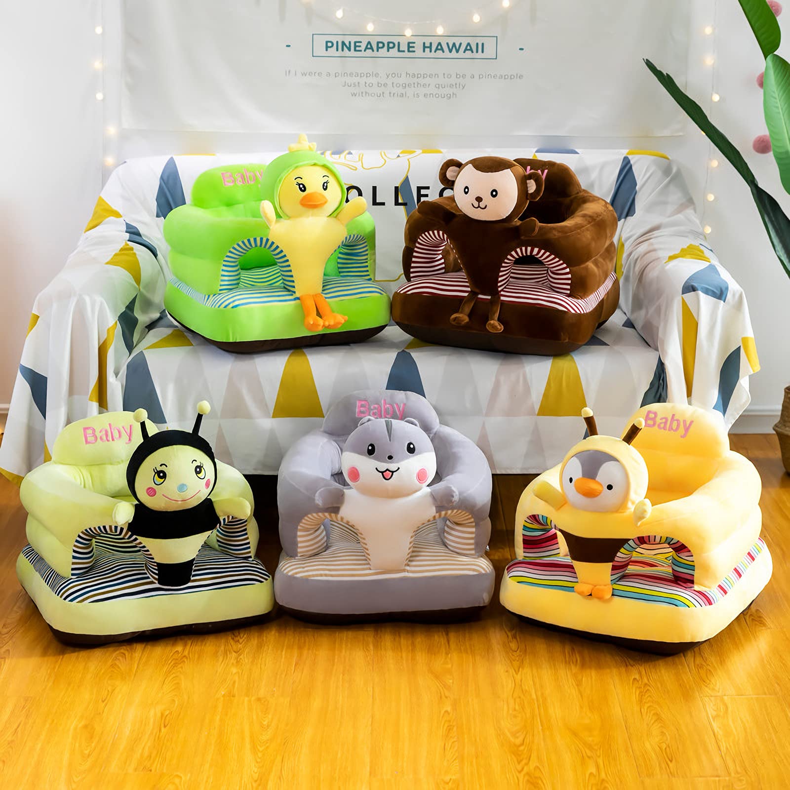 Baby Support Seat, Cute Baby Sofa Chair for Sitting Up