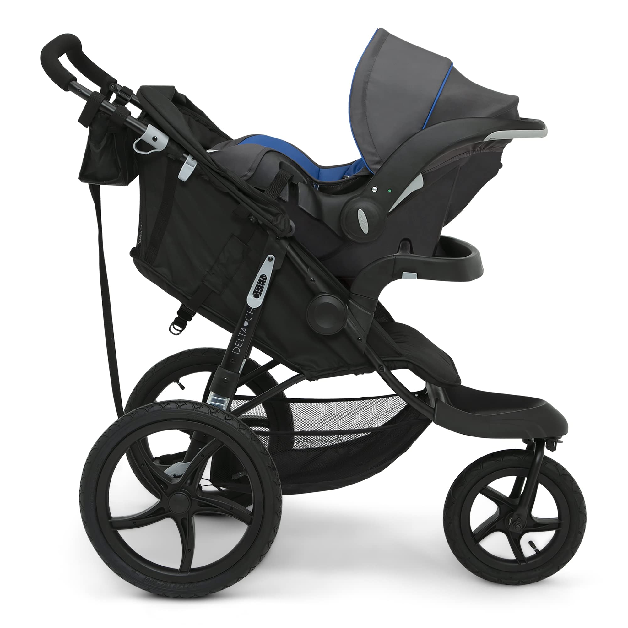 Apollo Jogging Stroller - Shock Absorbing Frame with Large Canopy & Recline