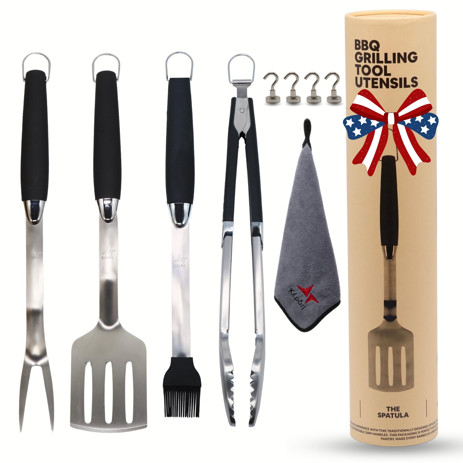 Set – Grill Utensils Set for Outdoor Grill, Ideal Grilling Kit – BBQ Tool Kit