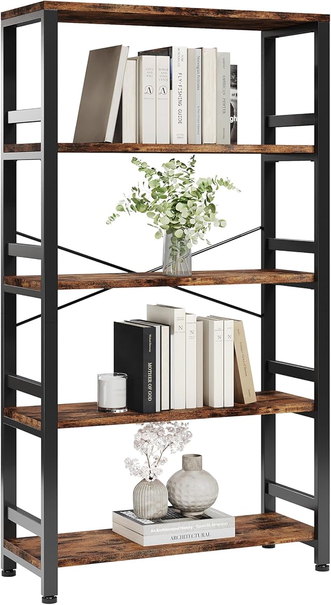 Bookshelves and Bookcases, 31.5in Wide Shelf 5-Tier Ladder