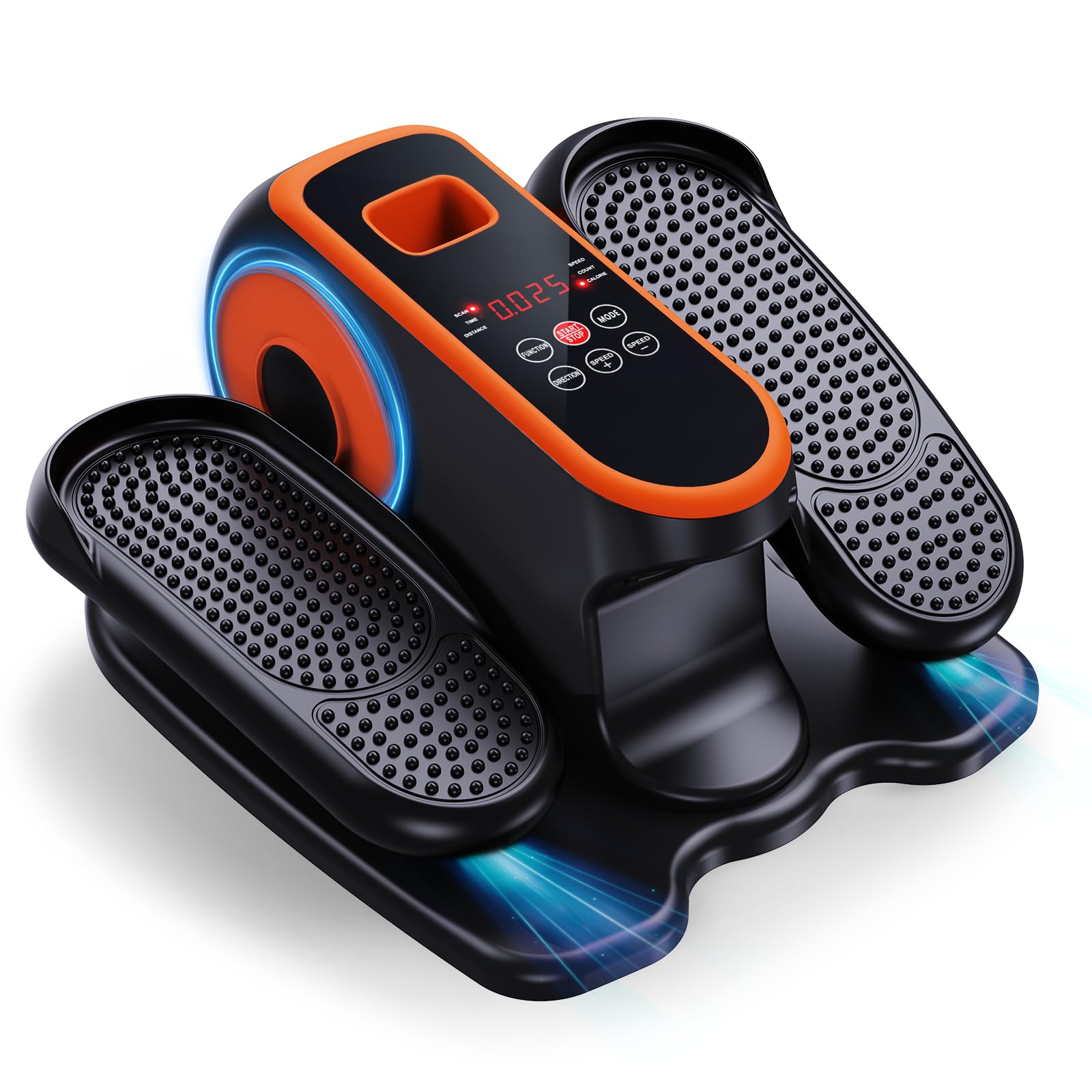 Under Desk Elliptical Machine, Electric Ellipse Leg Exerciser While Sitting for Seniors
