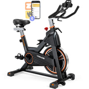 PRO Magnetic Exercise Bike 350 lbs Weight Capacity - Indoor Cycling Bike Stationary