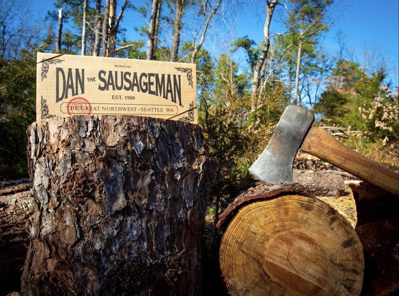 Rainier Gourmet Gift Basket – Original & Jalapeno Summer Sausages, Sweet Hot Mustard