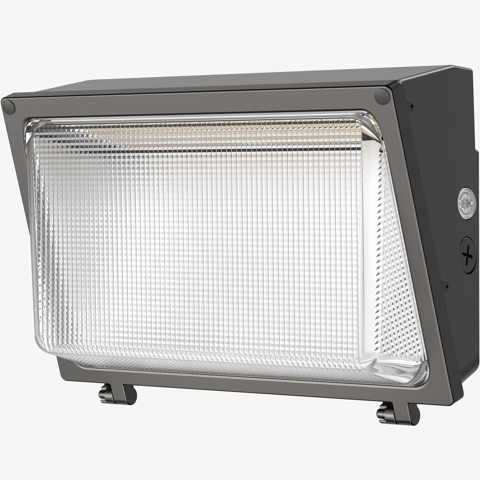 LED Wall Pack 120W: 18000lm Glass Lens Wall Pack LED Exterior Light - Outdoor Security
