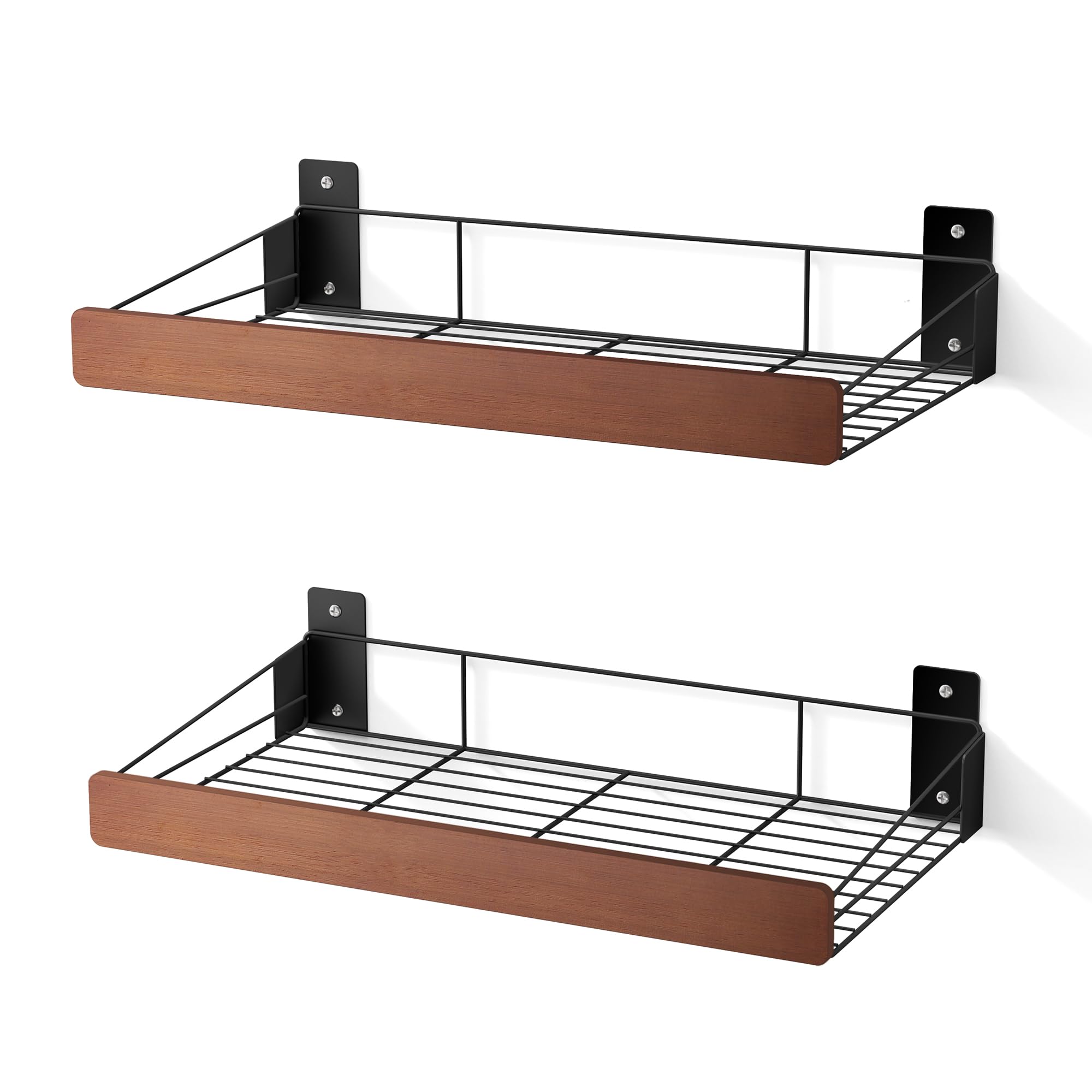 2-Pack Laundry Room Shelves - Wall Mounted Laundry Room Organizaton Over