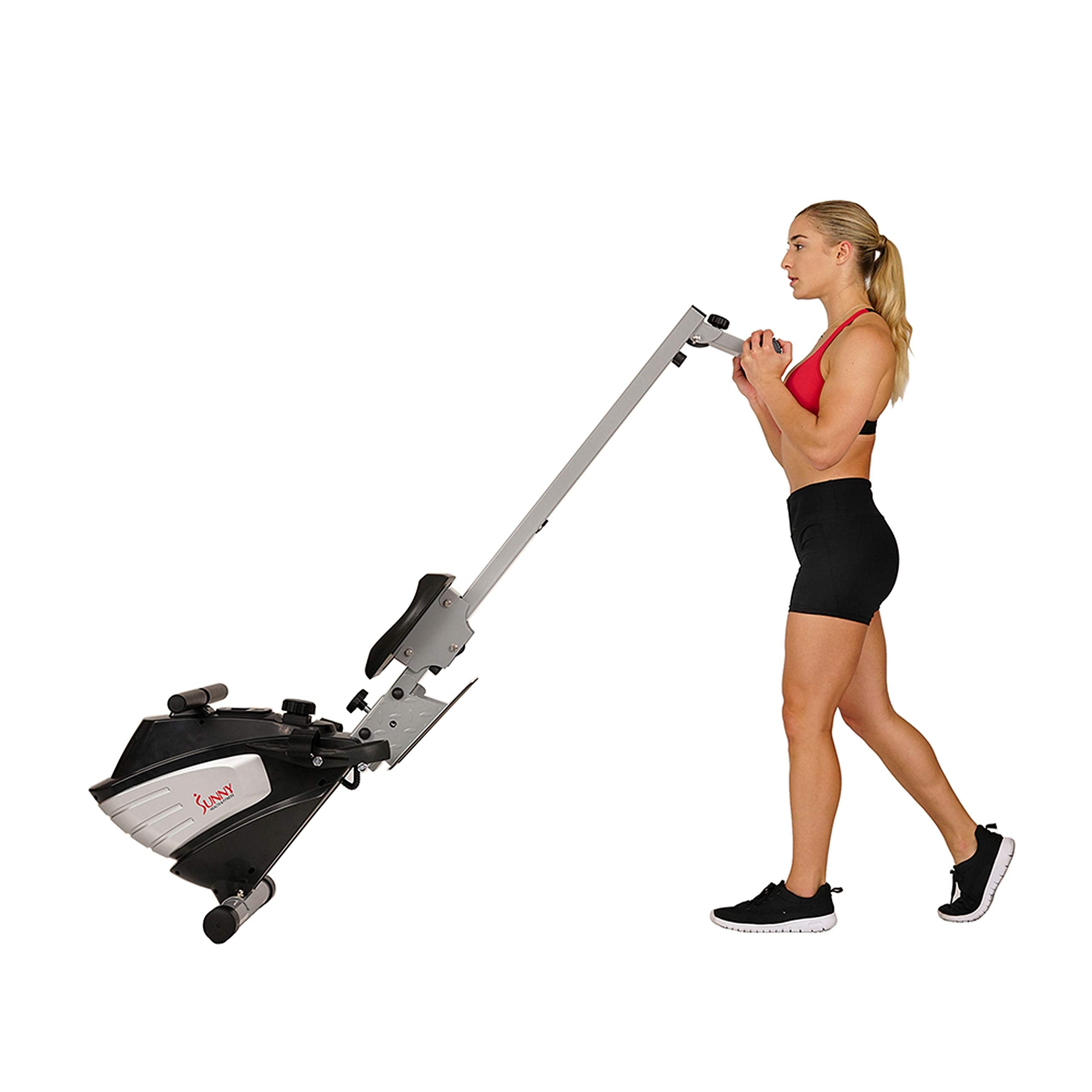 Dual Function Magnetic Rowing Machine w/Digital Monitor