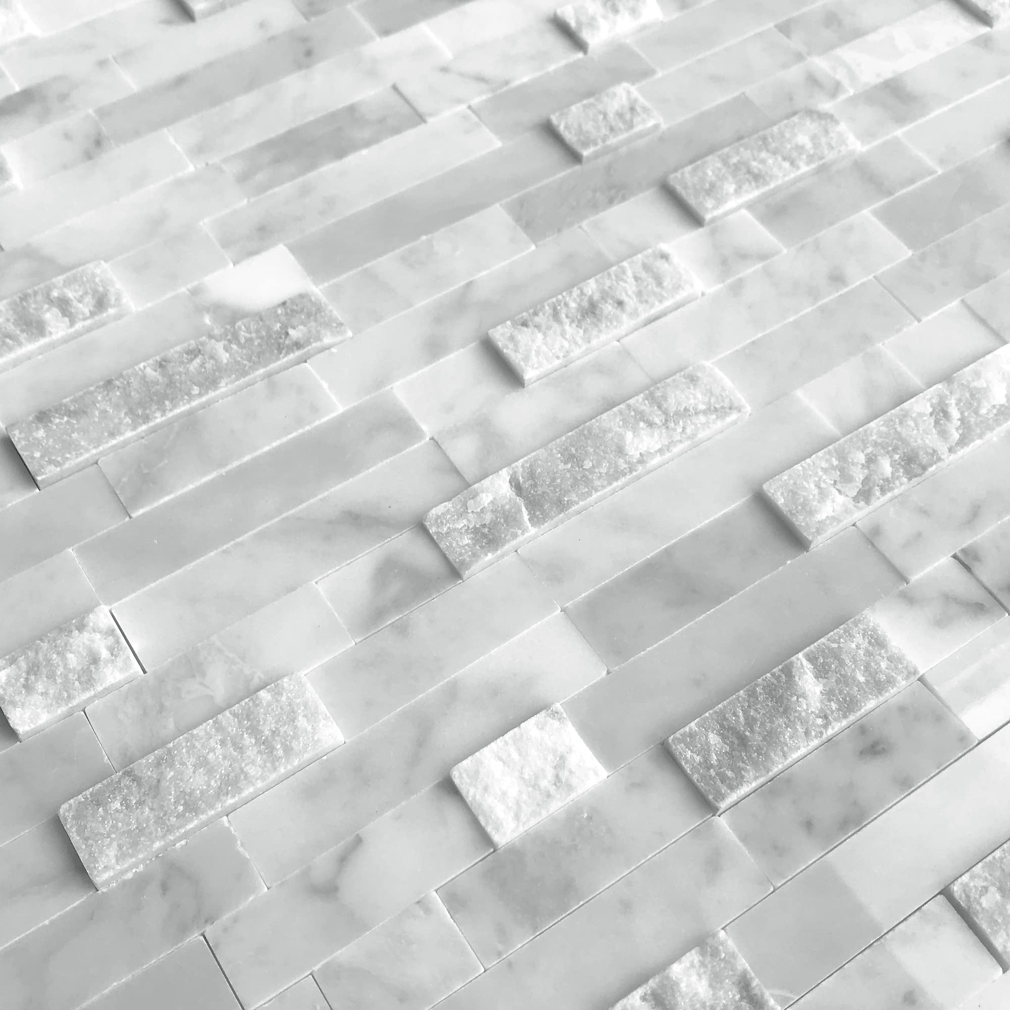 Peel and Stick Mosaic Natural 3D Stone Self Adhesive Tiles