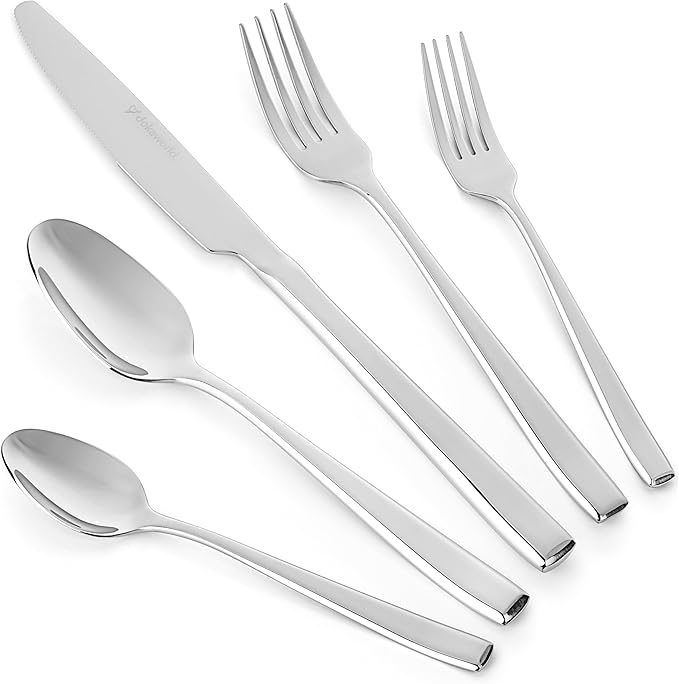 Flatware, Silverware Set for 8 persons, 40 Piece - Spoons