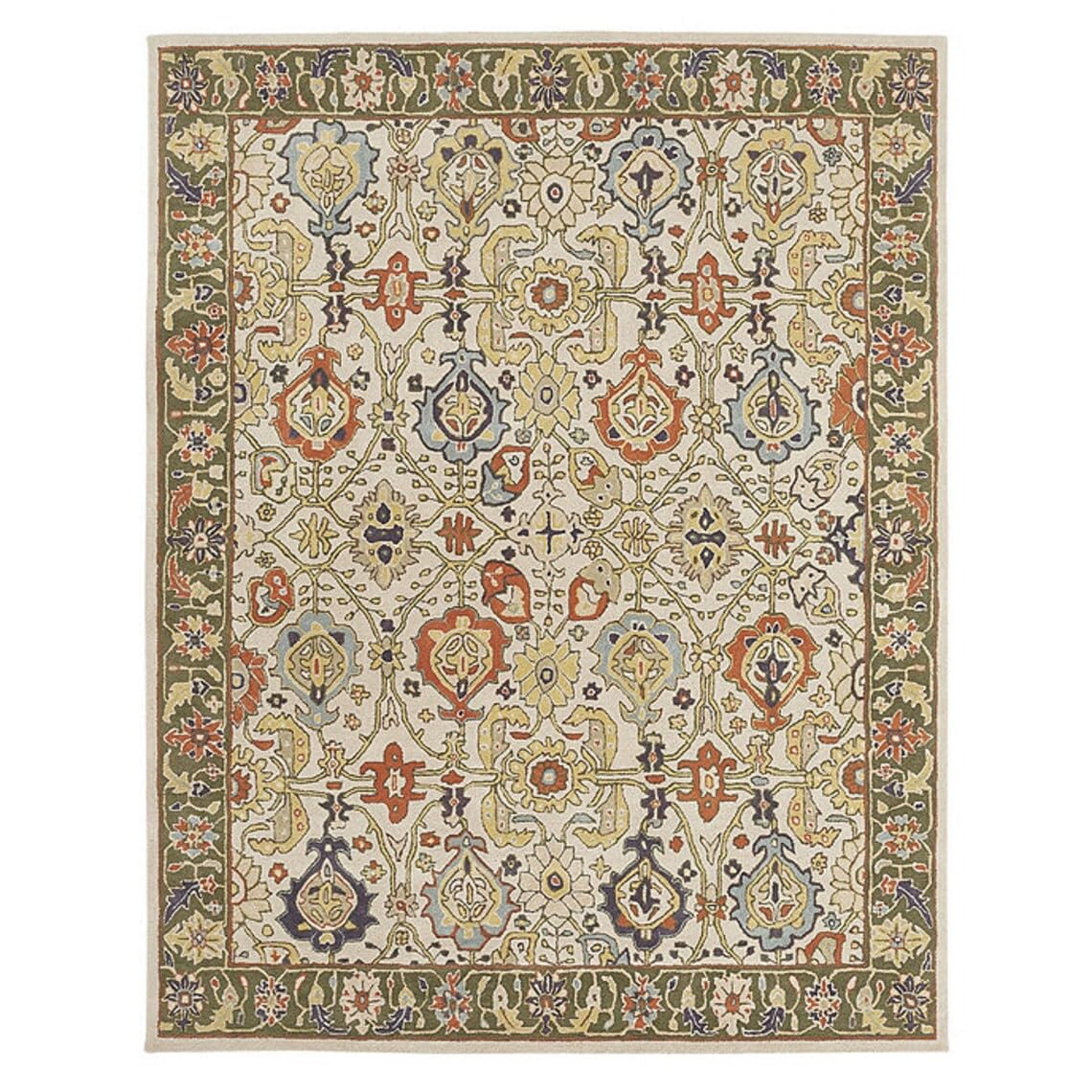 Handmade Traditional Oriental Premium 100% Wool Area Rugs & Carpet Bedroom