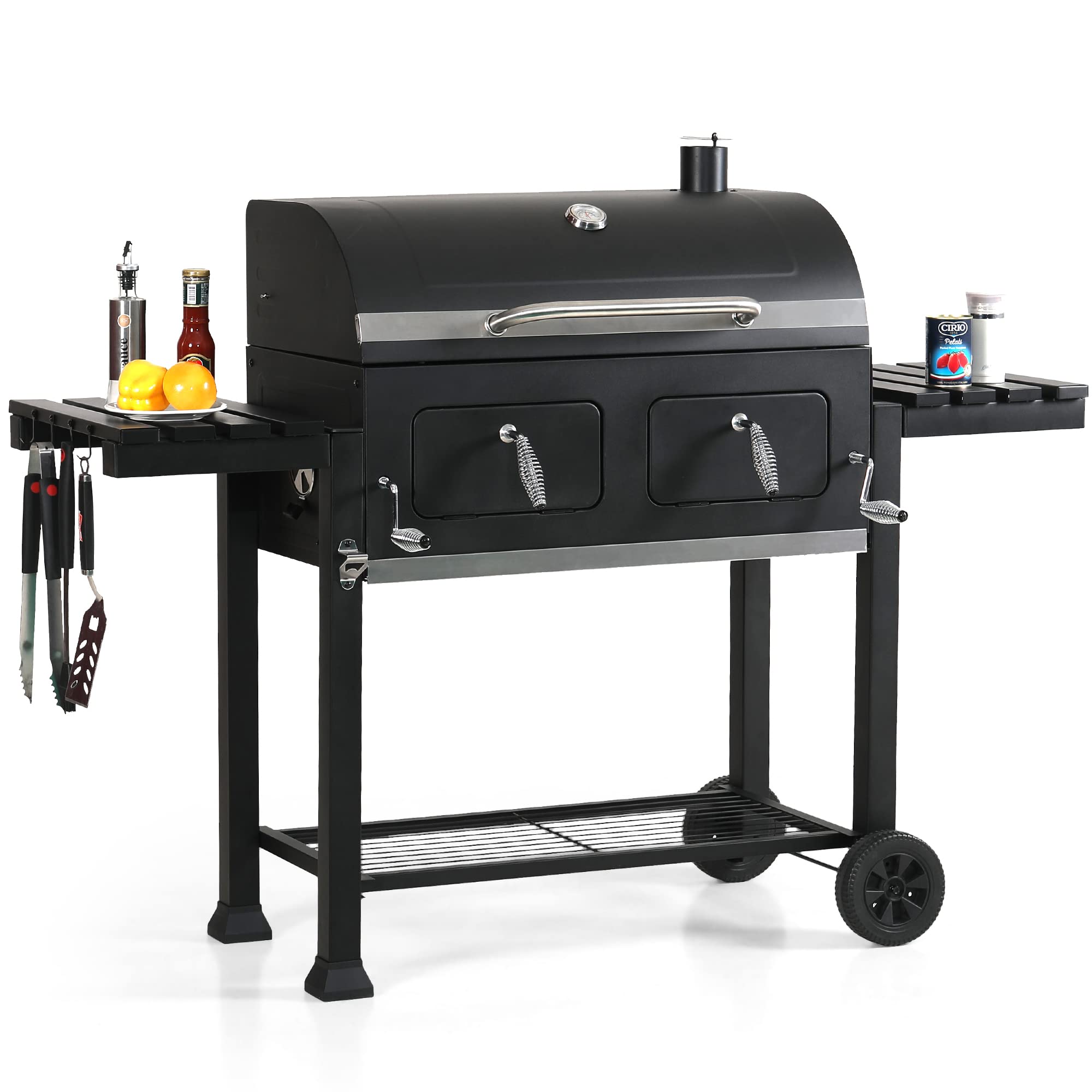 Extra Large Charcoal BBQ Grill with Oversize Cooking Area(794 SQIN), Outdoor Cooking Grill