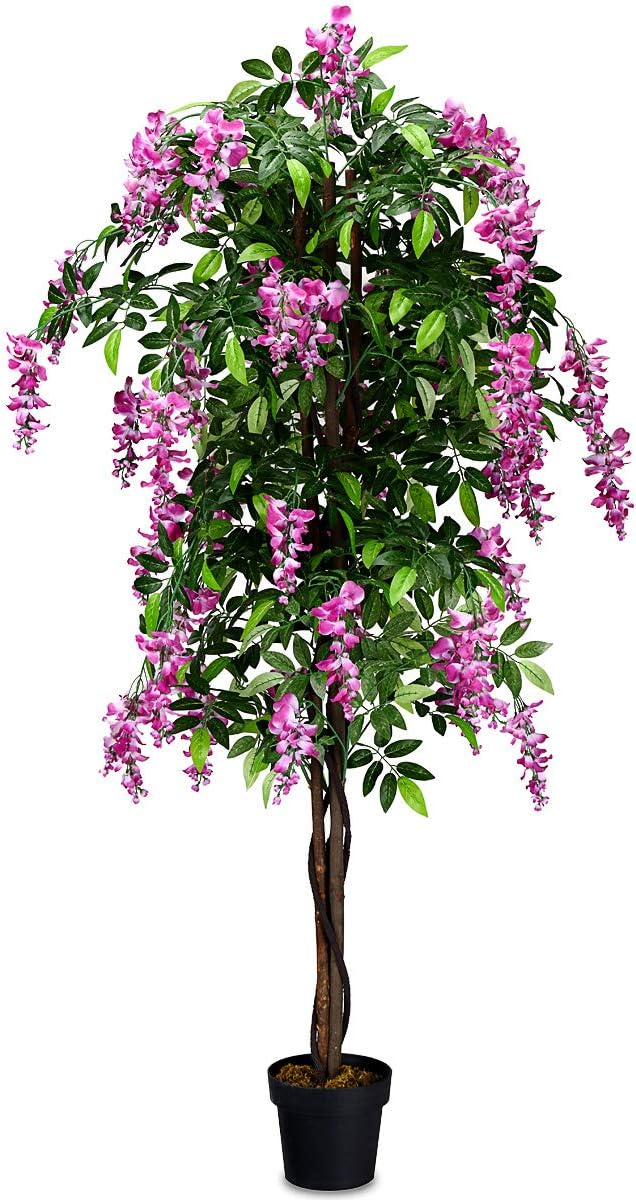 6ft Ficus Artificial Fake Trees for Indoor or Outdoor Décor