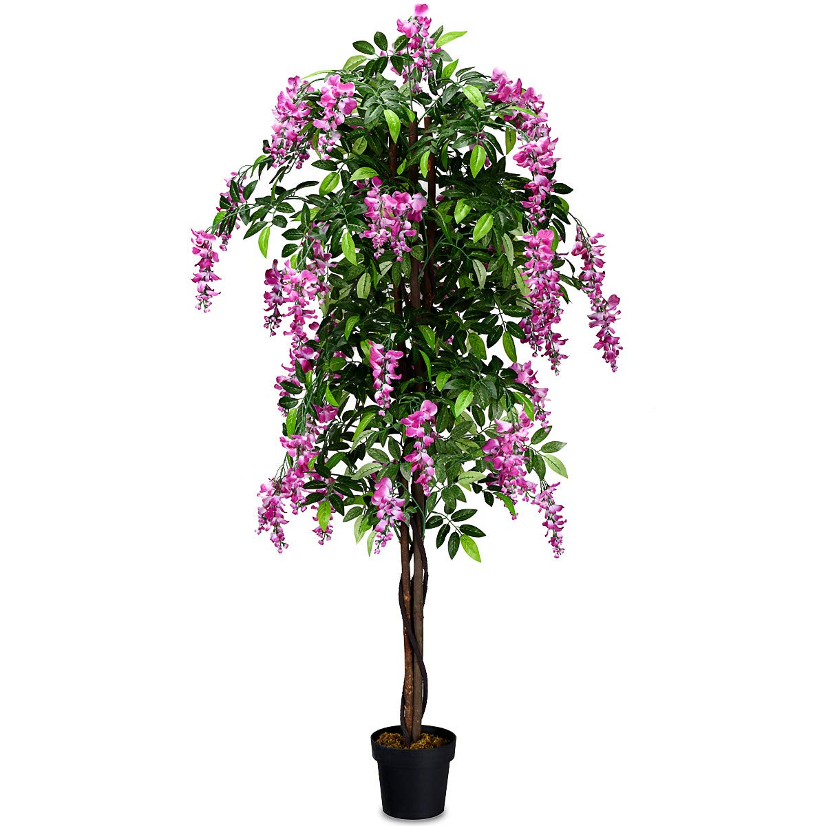6ft Ficus Artificial Fake Trees for Indoor or Outdoor Décor