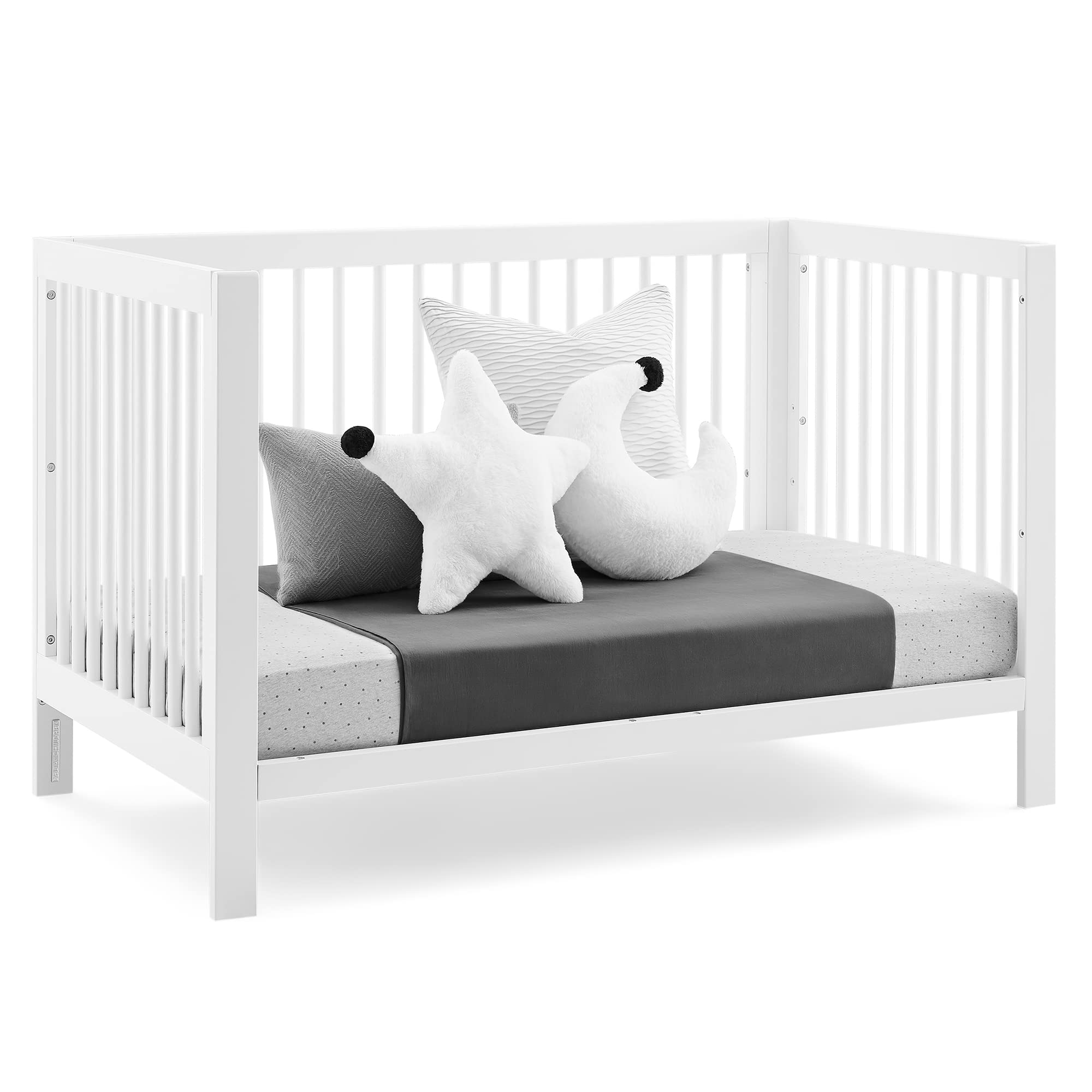 6-in-1 Convertible Crib - Greenguard Gold Certified, Bianca White