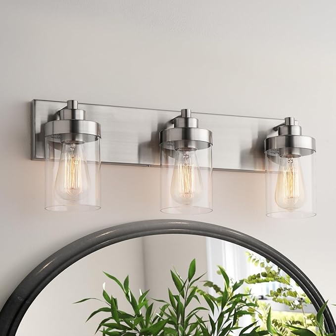 22" 3-Light Modern Bathroom Vanity Light