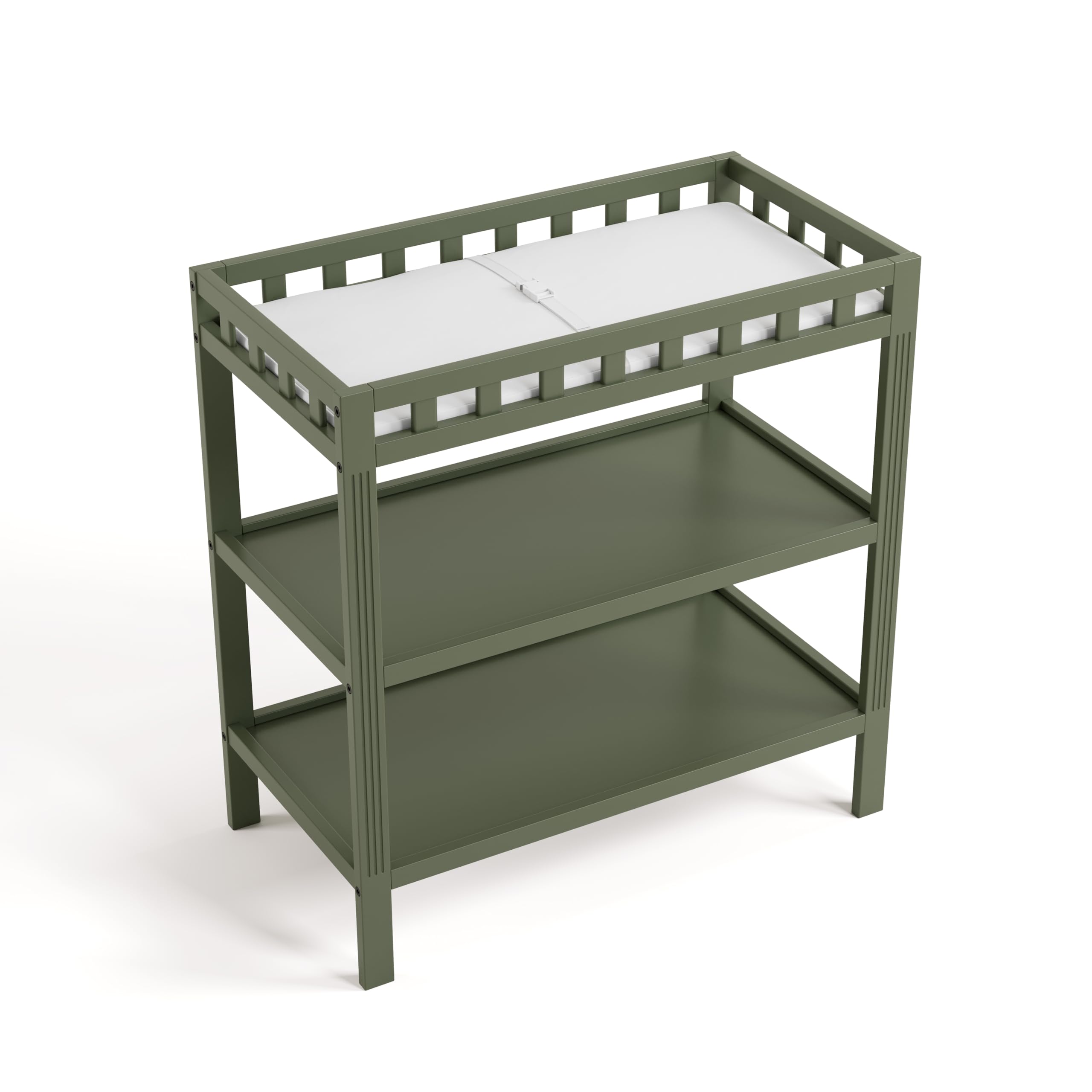 Morningside Changing Table (Olive) – GREENGUARD Gold Certified Baby Changing Table