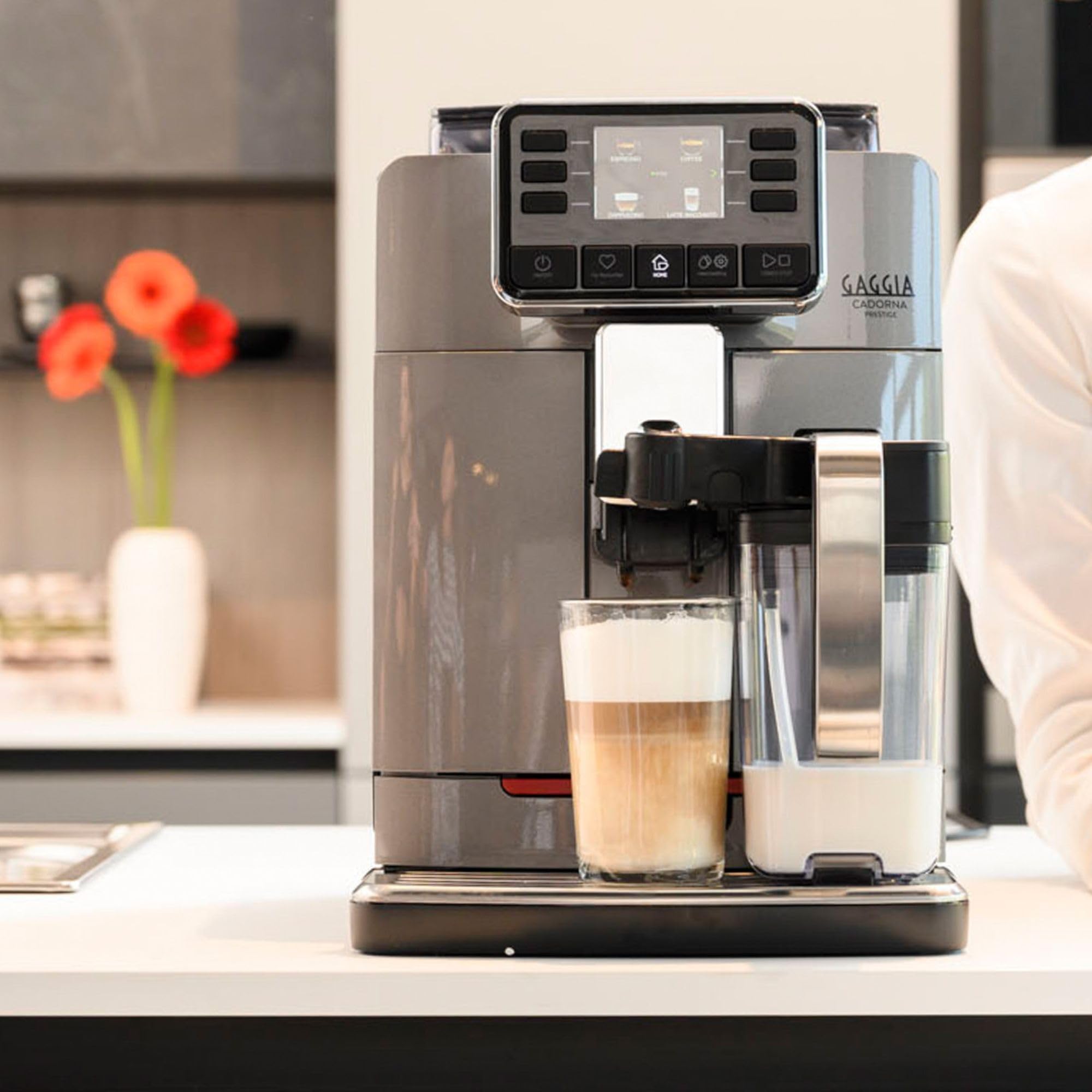 Cadorna Prestige Super-Automatic Espresso Machine, Medium, 60.8 fl.oz. Anthracite