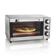 Countertop Toaster Oven & Pizza Maker Large 4-Slice Capacity, Stainless Steel (31401)