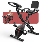 Exercise Bike, 5 IN 1 Stationary Bikes for Home 6.6 LBS Flywheel, 330LB Weight