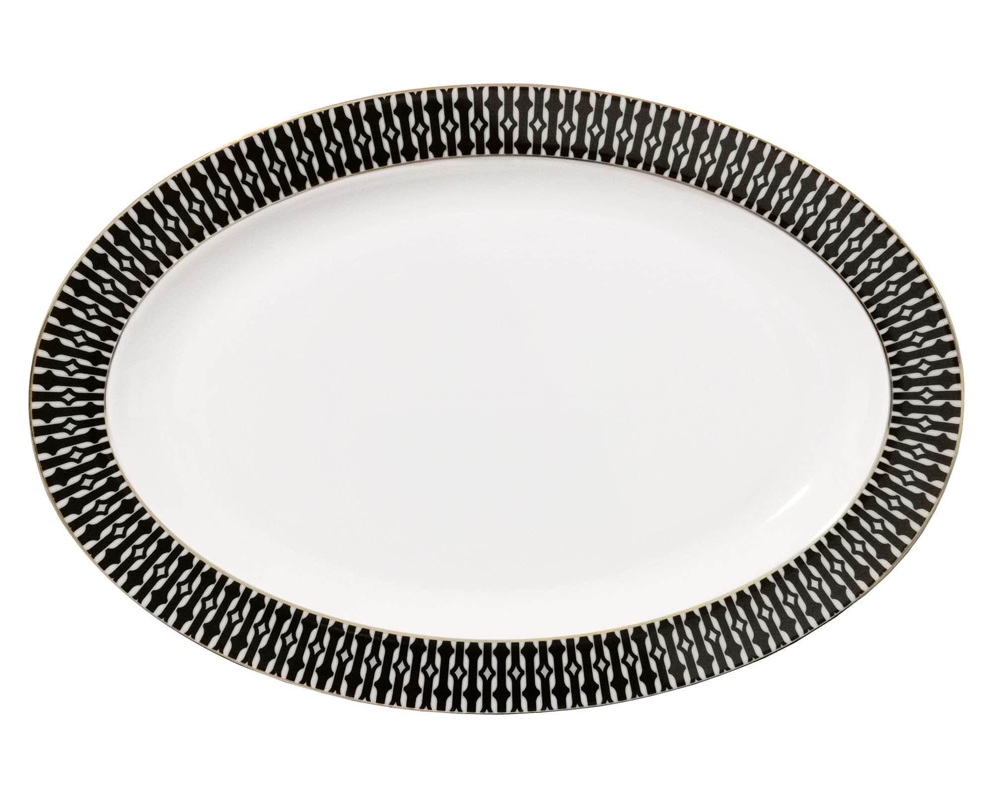 Fiesta-57 Dinnerware Set for Entertaining, One Size, Black